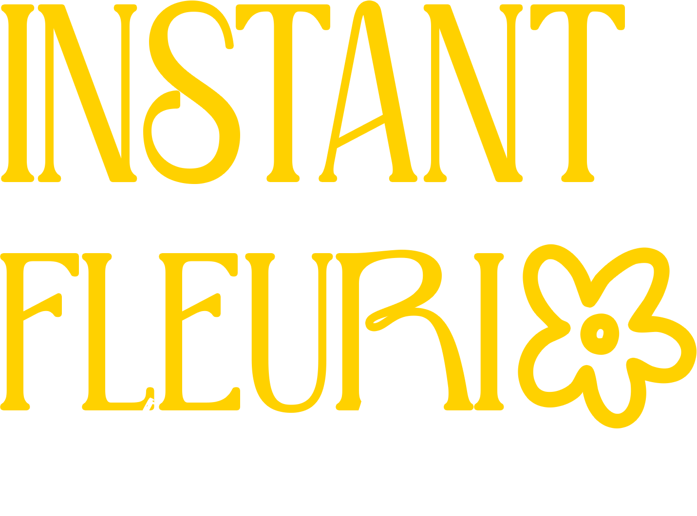 Logo Instant Fleuri